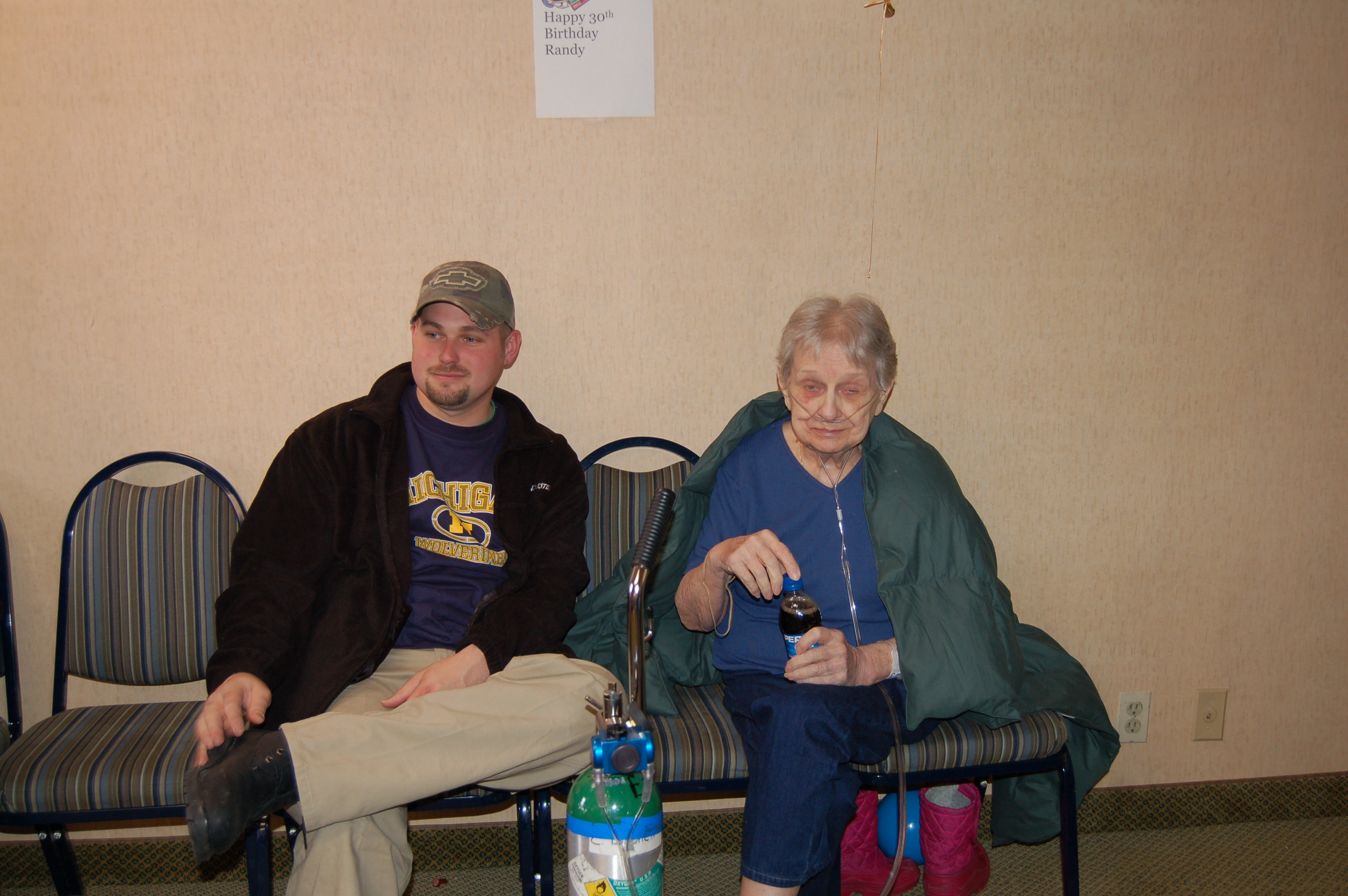 March 4th, 2007, Randy and Grandma 